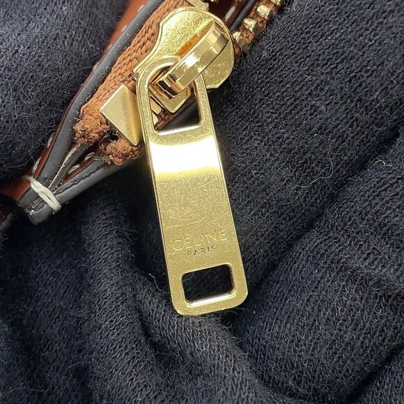 CELINE museum bag TriompheCanvas/Leather Natural/Tan 194542 - Picture 13 of 16